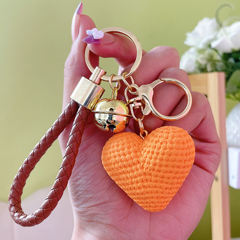 Wholesale Resin Yarn Love Keychains